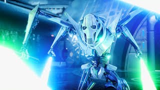 General Grievous on Kamino! [BOTH SKINS] No HUD 4K Gameplay Battlefront II