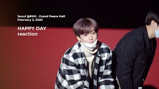 [4K] 200202 Happyday 김요한 (KIMYOHAN reaction fancam)