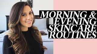 Morning and Night Skincare Routine for Clear, Glowy, Acne Free Skin Full Skincare Routine