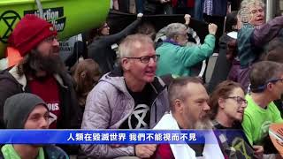 环保者阻断时代广场交通 欲瘫痪伦敦机场