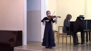 Алиса Губанова, 8 лет. Г.Папини - Тарантелла,