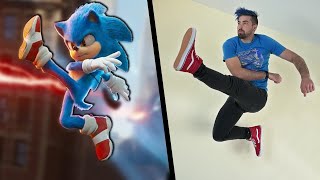 Stunts From Sonic The Hedgehog In Real Life