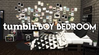 The Sims 4 | Room Build | Tumblr Boy Bedroom