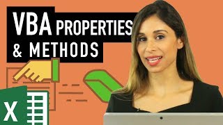 Excel VBA tutorial for beginners: Object Properties & Methods