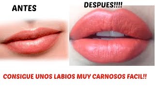 LUCE UNOS LABIOS ESPECTACULARES, GRANDES,GRUESOS Y CARNOSOS SIN INYECCIONES!! TE DIGO COMO HACERLO