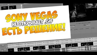 Sony Vegas не открывает gif. Есть решение!
