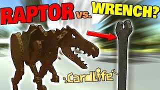 CRAFTING NEW ARMOR for a RAPTOR BATTLE! [New Update!] CardLife Gameplay Ep2