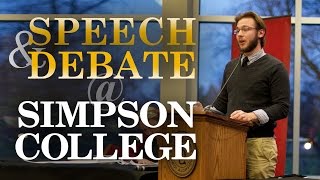 Speech and Debate at Simpson College