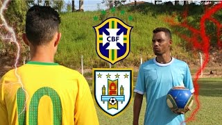 BRASIL X URUGUAI - Eliminatória Copa do Mundo - DESAFIO PERNAS DE PAU FC