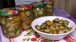 Улетный Салат из Огурцов на Зиму