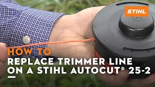 How to Replace Trimmer Line on a STIHL AutoCut® 25-2