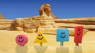 The Shapes Visit the Sphinx ?? | Mister Maker