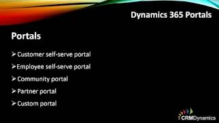 Microsoft Dynamics 365 Webinar - Portals