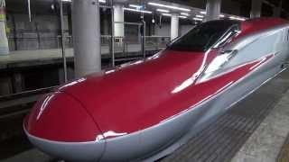 JR東日本 上野駅 秋田・東北新幹線 E6 + E5 スーパーこまち　はやぶさ 秋田・新青森行き & 回送 2013.12