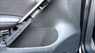 HOW TO REMOVE DOOR PANEL AND INSTALL PUDDLE LIGHTS OR PROJECTORS VW GTI MK6 2011