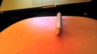 Pregnant Belly - Bump Moving at 33 weeks