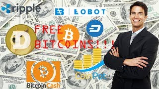HOW TO GET FREE BITCOINS  DOGECOINS  LITECOINS  DASHCOINS  RIPPLE  BITCOINCASH