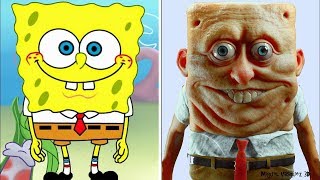 7 Personajes Animados En La Vida Real