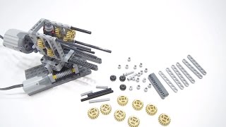 Lego Technic Smooth Linear Gearbox Disassembly and Reassembly