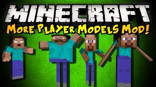 Minecraft: More Player Models 2 Mod - WARP YOUR SKIN, BECOME MOBS, & MORE! (HD)
