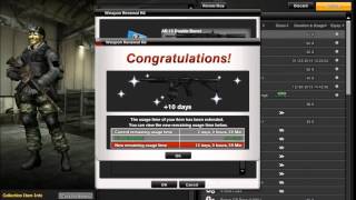 Combat Arms Syncronised- Spending 700K NX- Buying lots of perms, renewal kits and transport lockers