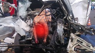 Аварии ЛОБ В ЛОБ. Лобовые столкновения (Не для слабонервных 18+)