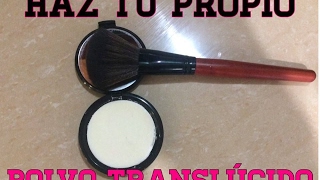 Como hacer POLVO TRANSLUCIDO - DIY Makeup - Kystutorial