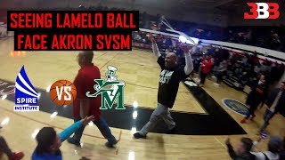 LaMelo Ball faces LeBron's Alma Mater (Spire Academy vs Akron SVSM): Sports Vlog #69