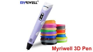 REVIEW: Myriwell 3D Pen LED Display 2nd Generation 3D Printing Pen For Kids Drawing Tools