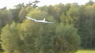Flug mit RADIAN PRO Motorsegler - Langsamflug mit Klappen