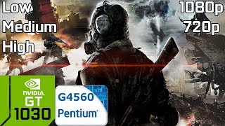 Metal Gear Survive [PC] GT 1030 2GB GDDR5 & Intel Pentium G4560 & 8GB RAM