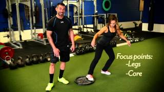 Lisa’s Torture of the Week: Single Leg Plate Drags