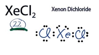 A step-by-step explanation of how to draw the XeCl2 Lewis Dot Structure (Xenon Dichloride)