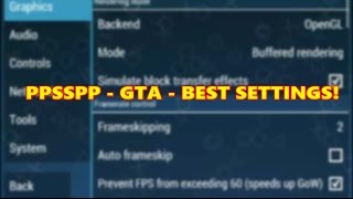 PPSSPP - All GTA games BEST SETTINGS - PSP Emulator