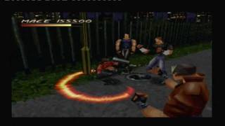 Fighting Force - PS1/PS3/PSN/PSP - Playthrough 5 - Route 5, Park/Air Base - Mace - Part 1 of 3