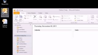 How to import PST file to Outlook 2010 as a new data file HD