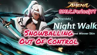 Onmyoji Arena - Mannendake | Kanko Stealing The Show  | Gameplay & Build | Season 5