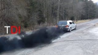 Crazy!! Rolling Coal TDI Engines!!??