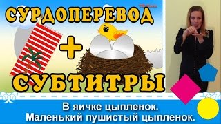 Обучающий развивающий мультик на ржя. Мультик на русском языке жестов.