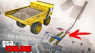 АВТОР - ТРОЛЛЬ!!! КАК ПОПАСТЬ НА ЭТИ ЖЕРДОЧКИ НА БЕЛАЗЕ?! GTA 5 ONLINE (ГТА 5 ГОНКИ)