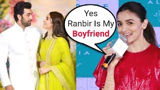 Alia Bhatt Finally Confirms Dating Ranbir Kapoor On Camera
