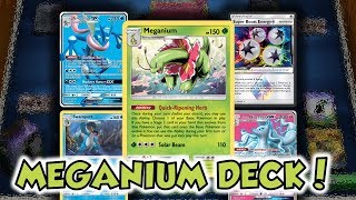 ONLY 1 ENERGY CARD? | Crazy Japanese Meganium/Swampert/Greninja GX Deck Profile and Battles!