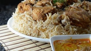 Chicken Biryani Arabic - Makloubeh Rice  - By Vahchef @ vahrehvah.com