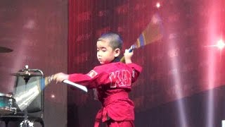 Nunchaku kid | Gia Huy thi tài năng của HTV | Song côn nhị khúc | 쌍절곤 | 雙截棍 | Нунчаку | ヌンチャク