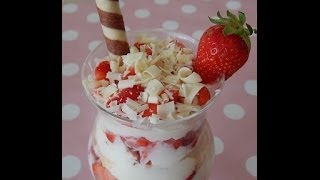 Erdbeer-Torte im Glas super lecker, super einfach!