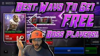 BEST WAYS TO GET FREE BOSS PLAYERS IN MADDEN MOBILE!
