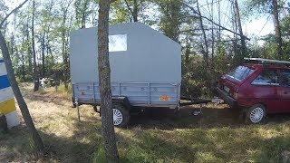 Домик для Рыбалки в прицеп своими руками. Жилой модуль, Кемпер 3 часть