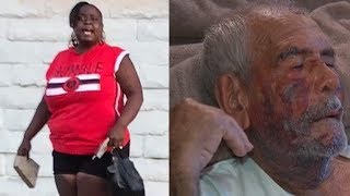 91 year old man beaten with brick