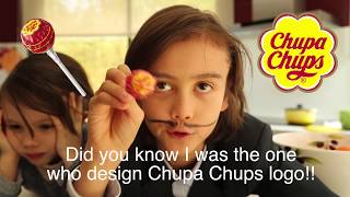 Chupa Chups Cotton Candy チュッパチャプスでわたがし！Dali designed Chupa Chups Logo! チュッパチャップスのロゴデザインはダリ!