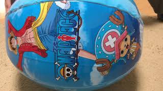 ワンピースビーチボールを膨らませて乗る ONE PIECE beachball inflatable and ride